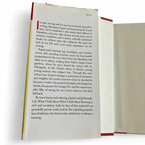 What I Talk About When I Talk About Running by Haruki Murakami - Hardcover Book - Picture 2 of 3